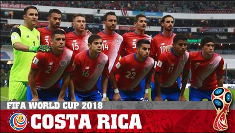 Đội hình Costa Rica World Cup 2018